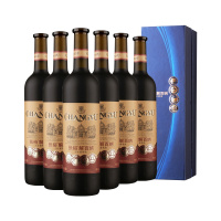 张裕(CHANGYU)八代珍藏级解百纳干红葡萄酒750ml*6 整箱装