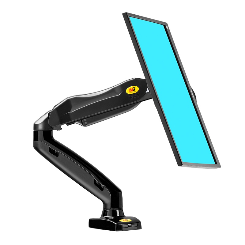 冠捷(AOC)F80黑色 液晶电脑显示器支架 桌面架 万向电脑旋转伸缩架 免打孔工作台支架 显示器自营电脑支架