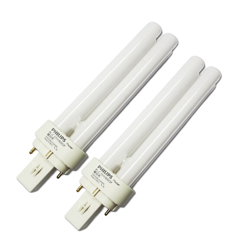 飞利浦插拔管节能灯筒灯灯管PL-C 13W 暖白光 单支装 GD