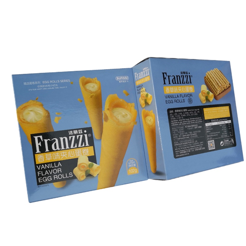 法丽兹(franzzi)香草味蛋卷(纸盒)102g