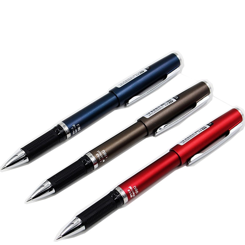 得力（deli） S71 签字笔0.5mm 时尚商务礼品水笔 粗杆办公中性笔水性笔