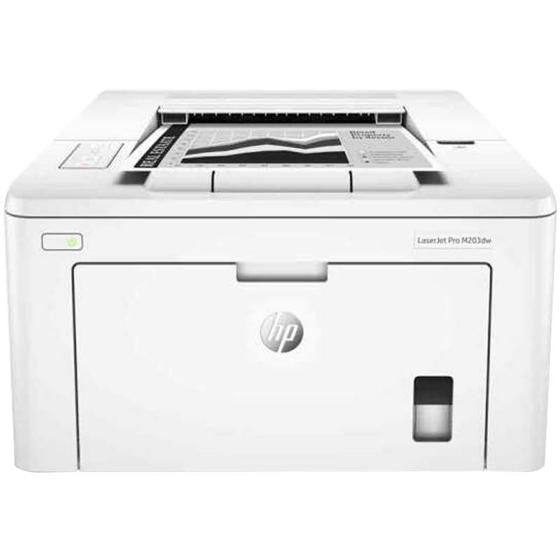 惠普（HP）LaserJet Pro M203dw激光打印机自动双面打印机无线打印