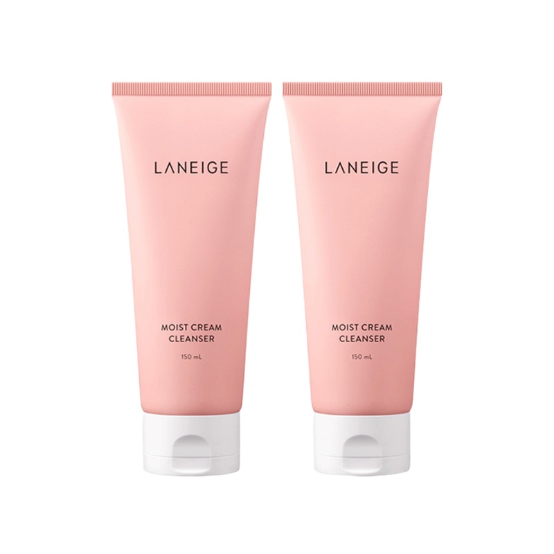 [2支装] 兰芝(Laneige)洁面 兰芝洗面奶 保湿泡沫洁颜膏 温和洁净 洗面奶150ml[粉色]