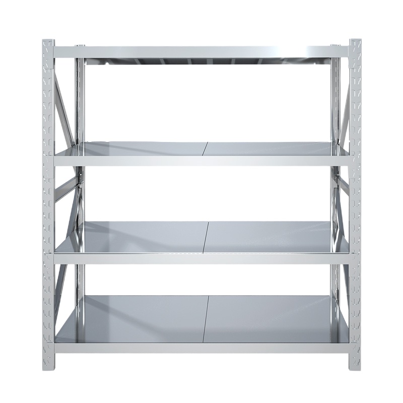 鑫环境 304不锈钢货架商用货架家用拉丝多层厨房货架置物架货架仓储自由组合多功能架仓库储物架展示架超市货架