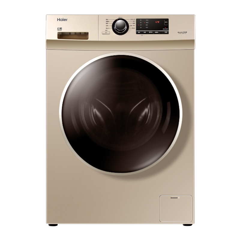 海尔 G100726B12G 滚筒洗衣机 香槟色