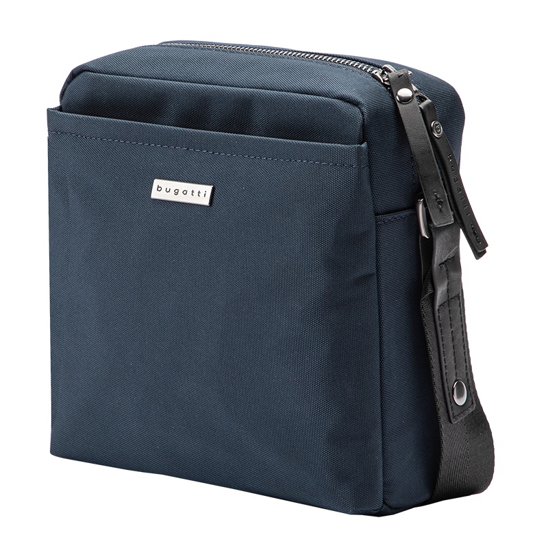 bugatti 男士牛津布单肩包男商务休闲户外运动斜挎包新款男背包大容量帆布个性潮流单肩斜跨包