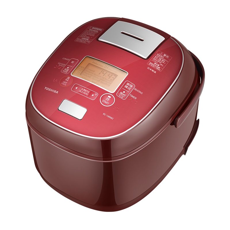 东芝(TOSHIBA)电饭煲 日本原装进口1.5L迷你电饭锅小型家用多功能智能预约IH电饭锅 RC-4ZWMC
