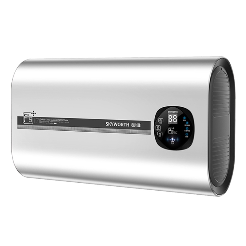创维(Skyworth) 40升 电热水器 家用储水式 双胆双管扁桶 2000W速热大容量 遥控预约洗浴 D1B