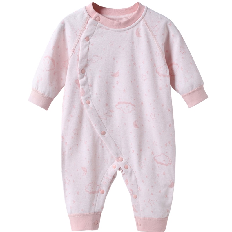 惠惠童年 婴儿连体衣2019新款婴儿连体衣 秋冬季新生儿衣服秋装 男女宝宝纯棉哈衣睡衣 5043连体衣