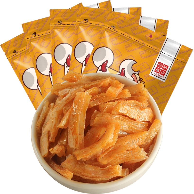 一品巷子魔芋爽180g*5袋魔芋辣条零食素毛肚香辣网红小吃办公室食品