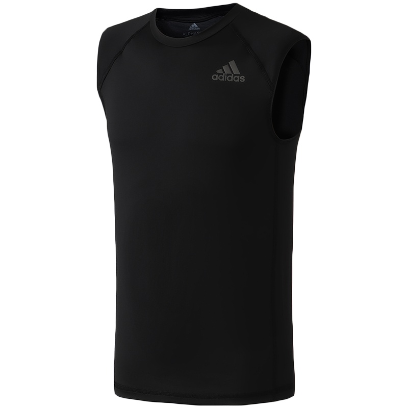 【自营】阿迪达斯男服背心综合训练跑步透气无袖运动服CZ8571