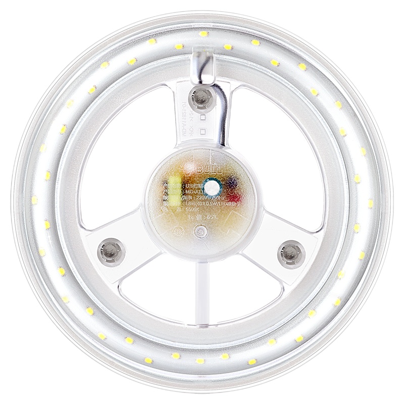 公牛led灯盘吸顶灯芯灯珠环形灯管圆形灯板灯芯led灯片照明(不含灯罩)18w圆形灯贴