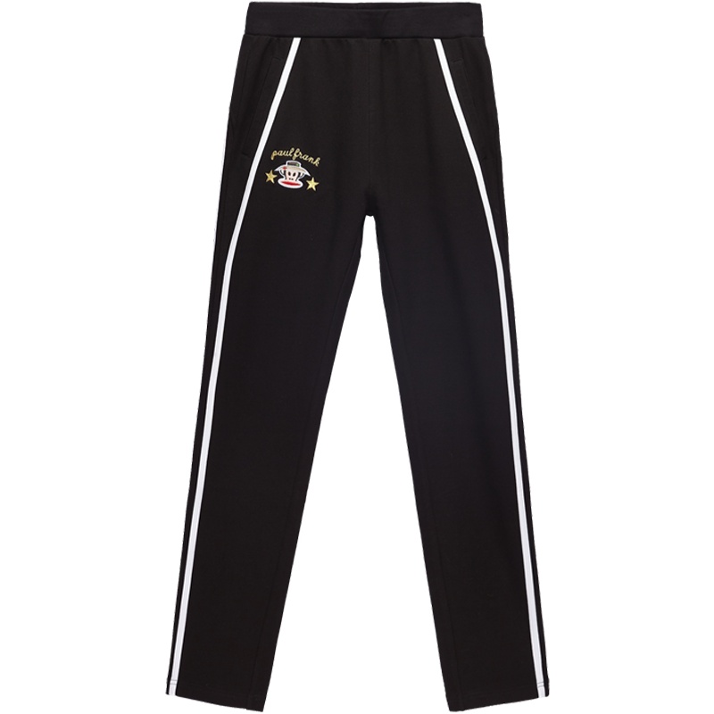 Paul Frank/大嘴猴秋冬新款裤子女韩版潮印花直筒时尚休闲裤