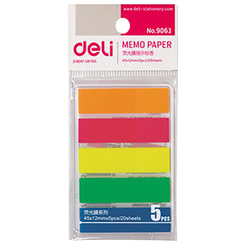 得力9063百事帖(混)45*12mm(包)(1包价格)