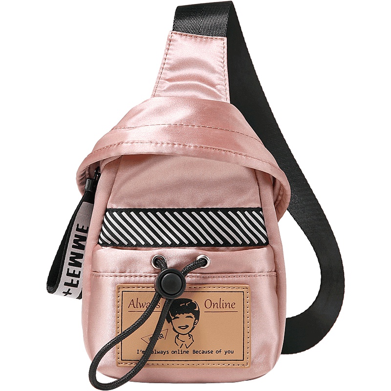 蹦迪包迷你小包包2019新款腰包女ins潮街头运动风胸包单肩斜挎包