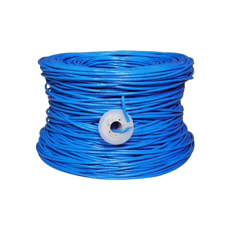规格：05无氧铜 300米 蓝色】网线 高速超五类网线 8芯cat5e 电脑网络线监控 POE监控网线300米