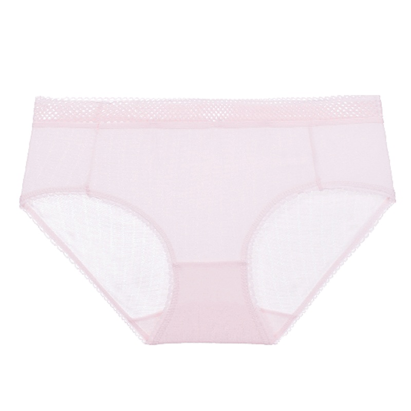 都市丽人3条装简约舒适纯色健康亲肤提臀中腰组合女士内裤2K9A11