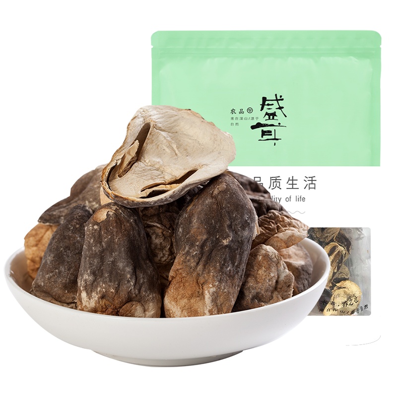 盛耳 草菇200g 新货菌类食材干货蘑菇营养菌菇食用菌新鲜特产
