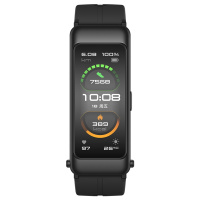 华为手环 B6 运动版(曜石黑)智能通话手环3D弧面触控彩屏心率血氧监测睡眠分析