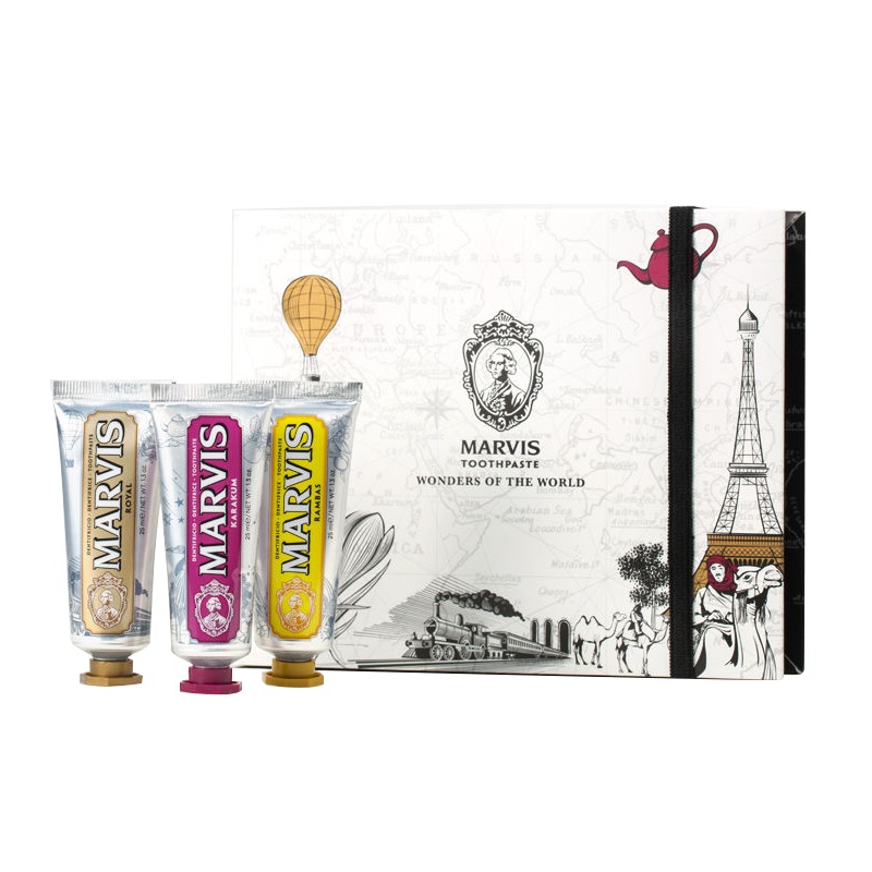 MARVIS玛尔仕世界奇观牙膏(3IN1)25ml+25ml+25ml