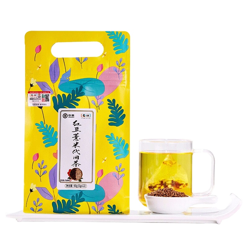 中茶 花草茶 红豆薏米 大麦芡实 橘皮苦荞 栀子赤小豆组合茶 袋装 60g