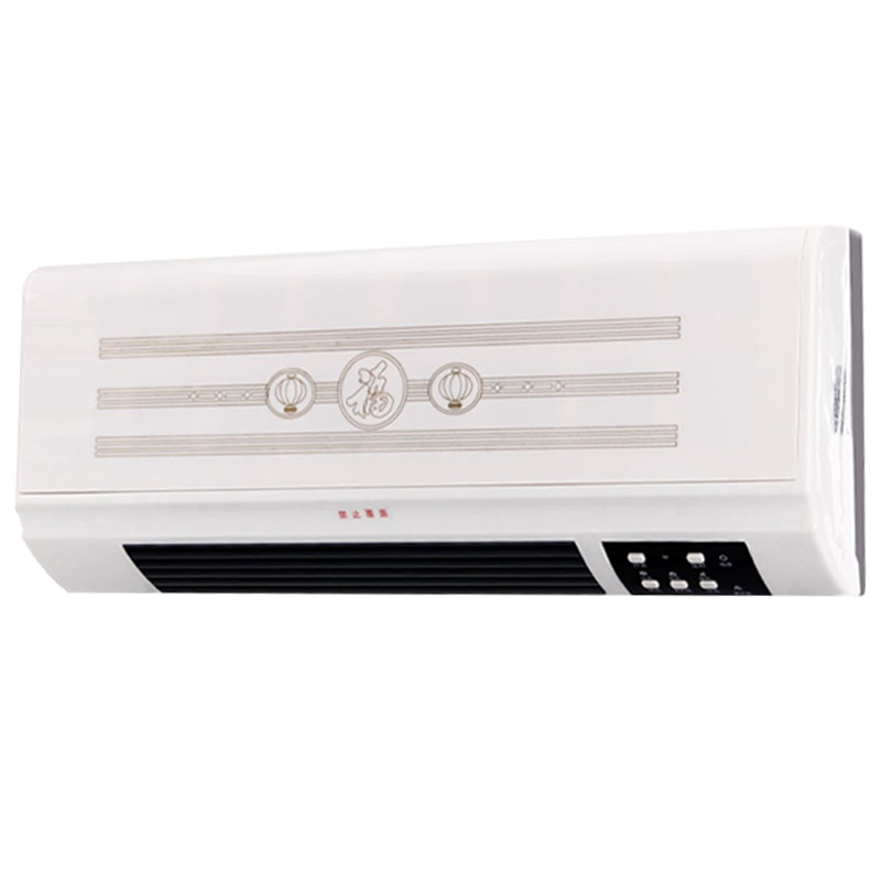 布欧暖风机家用小型迷你取暖器立式电暖气节能热风机室内加热器办公室 白色款(发热丝加强款带负离子净化)