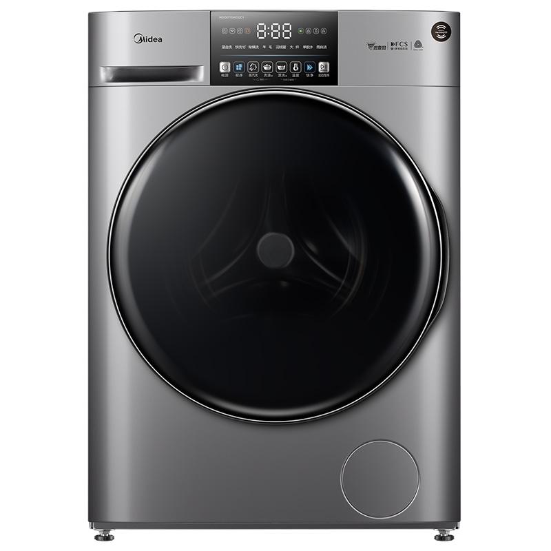 美的快净10公斤滚筒鸿蒙智联一键快净 除菌蒸汽洗 FCS快净洗 溶漩风科技 MG100T10WDQCY