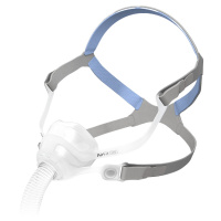 瑞思迈(Resmed)呼吸机面罩AirFit N10鼻罩式面罩带头带 瑞思迈呼吸机通用 N10鼻罩 M码(标准型)