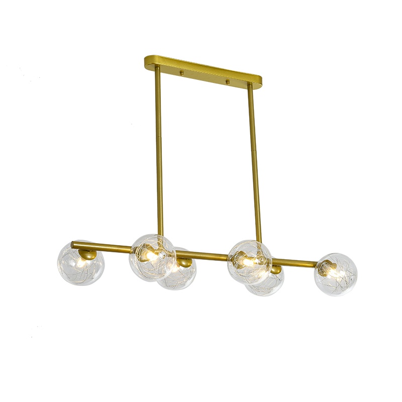 飞莺北欧创意个性餐厅灯现代简约长条灯魔豆餐桌饭厅吧台个性吊灯具