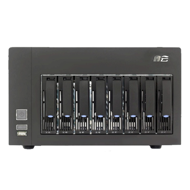 鑫云SS100D-08S 台式苹果专用磁盘阵列 4K剪辑mac 影视后期硬盘阵列存储