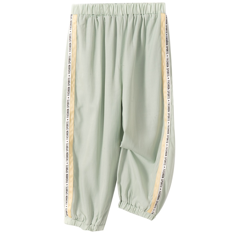 咕噜日记2021夏季新品儿童字母织带防蚊裤xzfw003