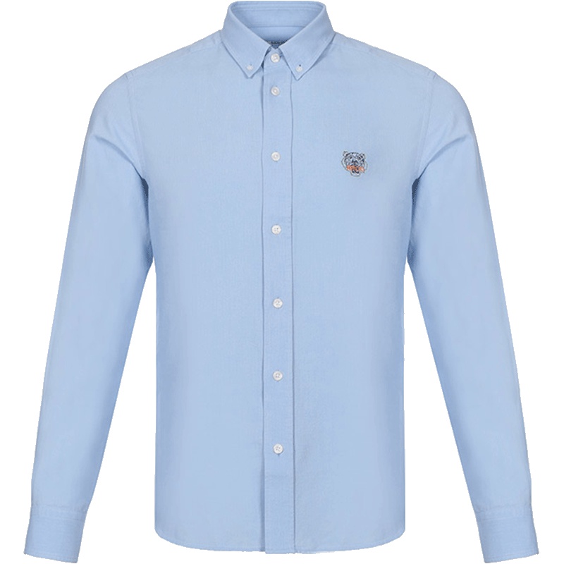 Kenzo 高田贤三 男士棉质长袖衬衫 F95 5CH204 1LD