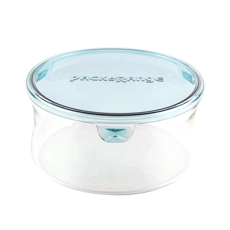 [百年品牌精致生活 高端耐热玻璃保鲜盒]TAMIX-7T1C怡万家iwaki耐热玻璃马卡龙7件套薄荷绿(保鲜盒+密封罐+