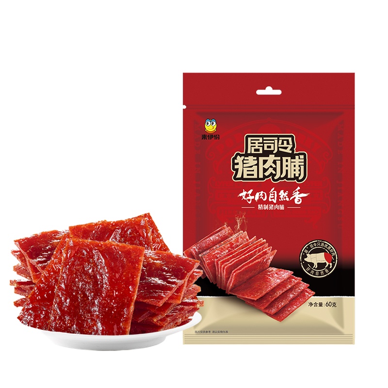 来伊份-居司令猪肉脯60g*5