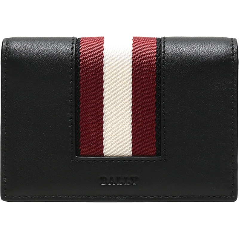 BALLY 巴利 男士织物配皮卡包名片夹 BALEE HP