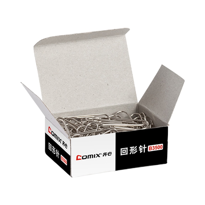 齐心 B3500回形针29MM 10盒/包 一包装