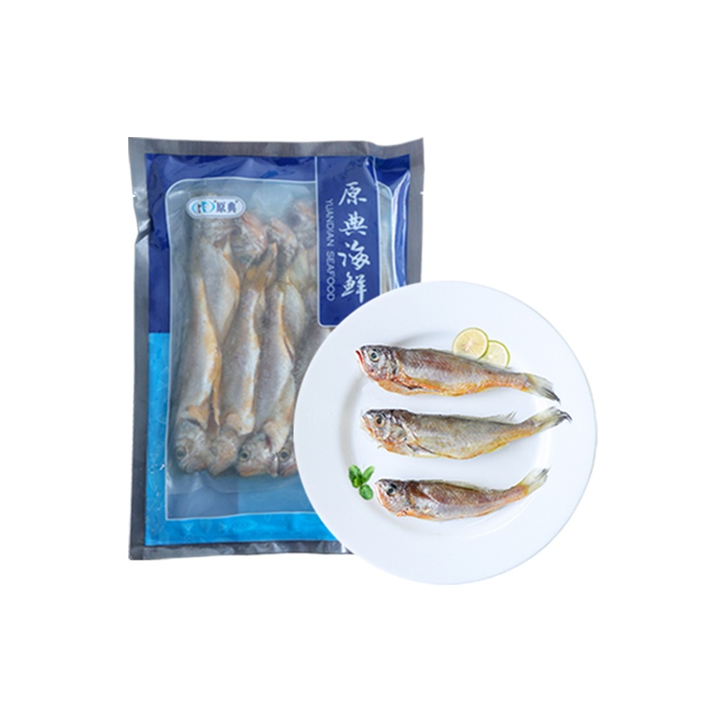 顺丰直达(原典海鲜)三去精品舟山小黄鱼 新鲜小黄花鱼 净含量500g*3袋 不含冰衣 去腮 去鳞 去内脏 新鲜海鲜水产