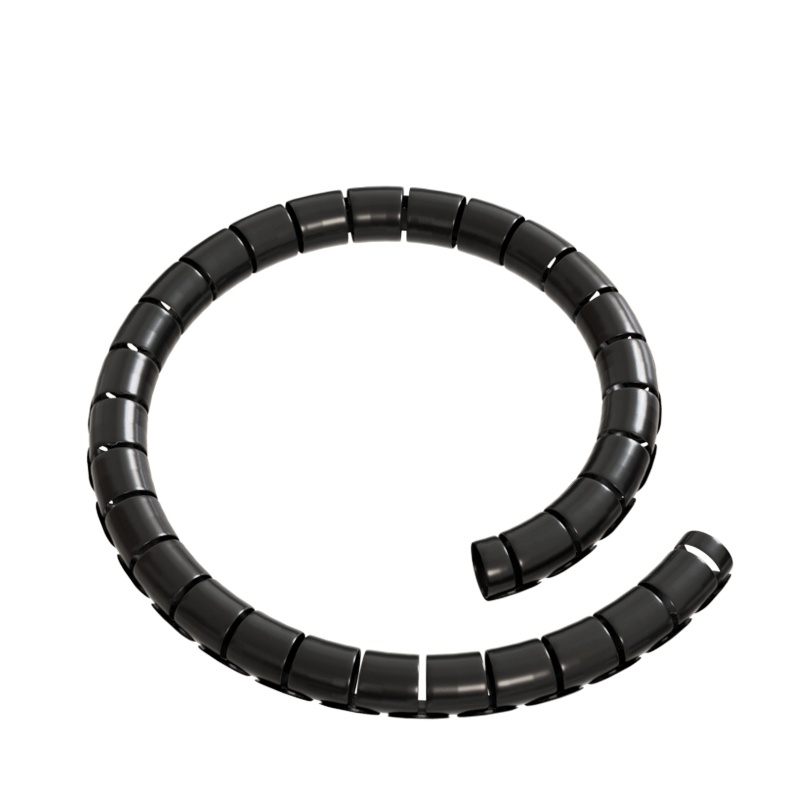 千天(QANTOP)理线器包线管束线管 电脑电源线电线收纳整理绕线器42mm黑色