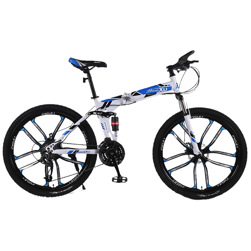折叠山地自行车变速跑车成人越野车公路赛车男女学生青少年单车