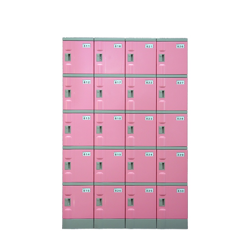 豫亿腾 B320F ABS塑料更衣柜游泳馆洗浴桑拿温泉瑜伽酒店防水寄存柜健身房储物柜学生书包柜可定制