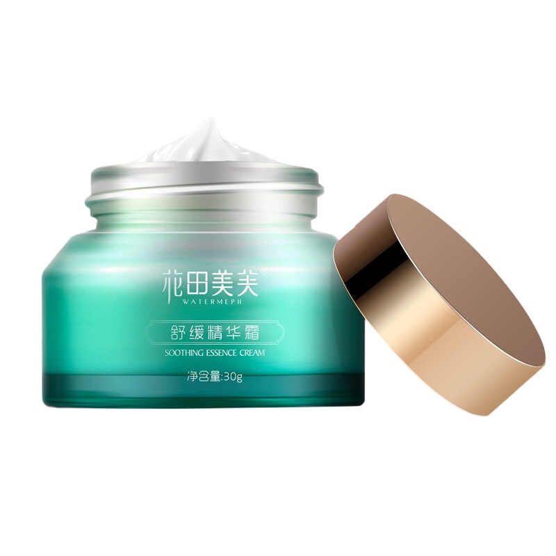 花田美芙舒缓精华霜花田美芙舒缓精华霜去红血丝精华女正品用泛红脸通修复肌肤好