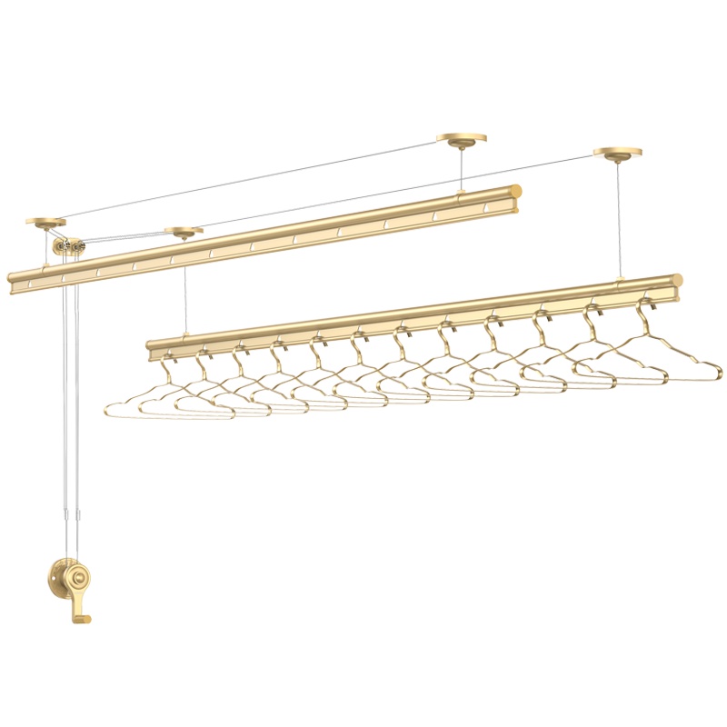 箭牌 （ARROW）晾衣架升降双杆式凉衣架阳台 手摇伸缩晾衣架 送衣架