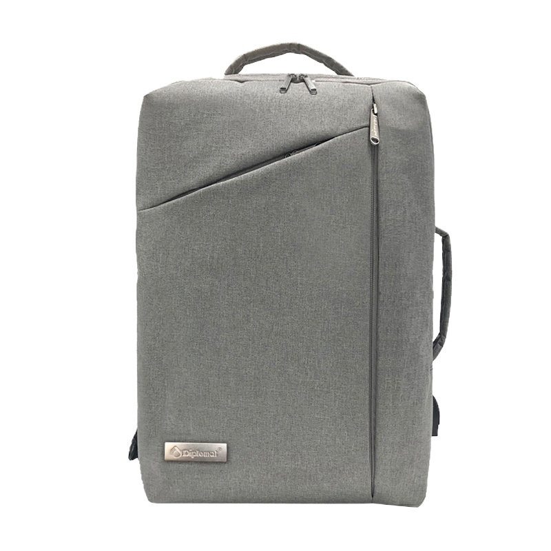 外交官双肩包浅灰色