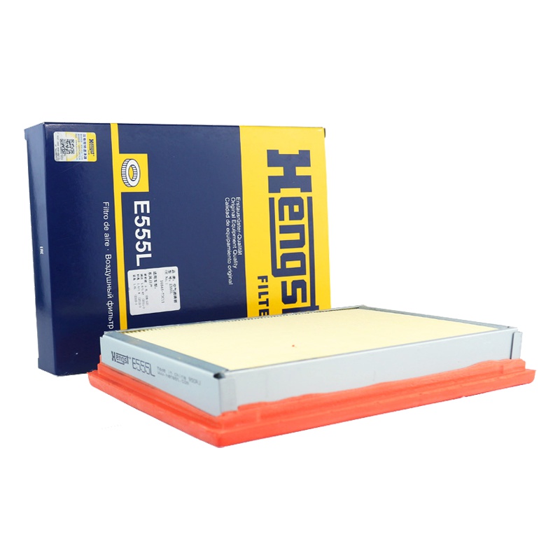 汉格斯特(hengst)空气滤清器E555L适用于蓝鸟骐达骊威轩逸奇骏FX科雷傲