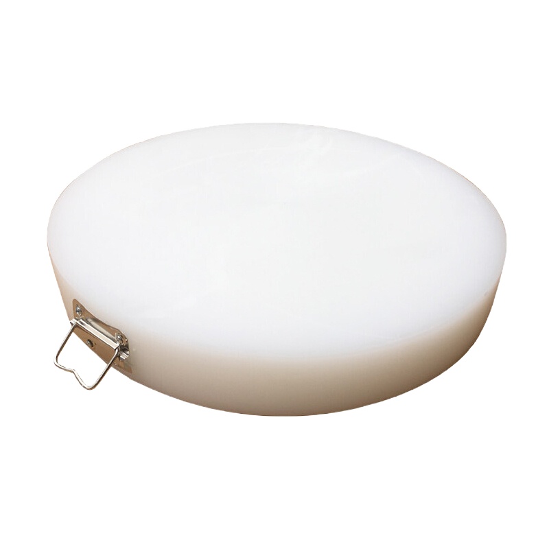 加厚圆形砧板塑料菜板粘板菜墩切菜板剁肉墩占板刀板案板38x厚2[家用款]