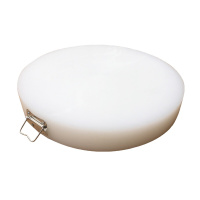 加厚圆形砧板塑料菜板粘板菜墩切菜板剁肉墩占板刀板案板38x厚2[家用款]