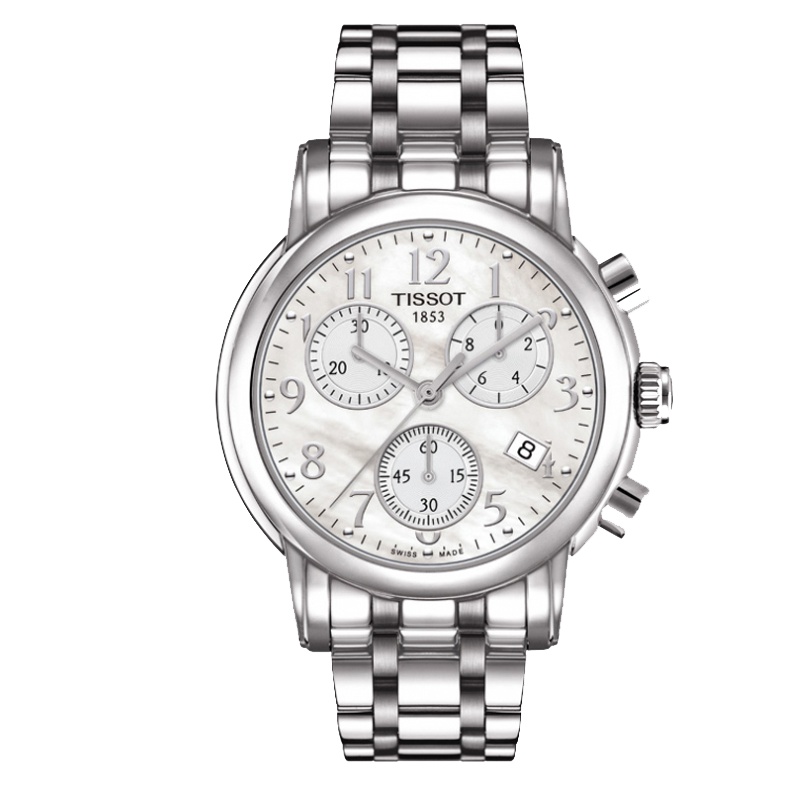 天梭 (TISSOT) 韵驰系列 休闲 商务 时尚 皮带 钢带 男士 石英表 T050.217.11.112.00