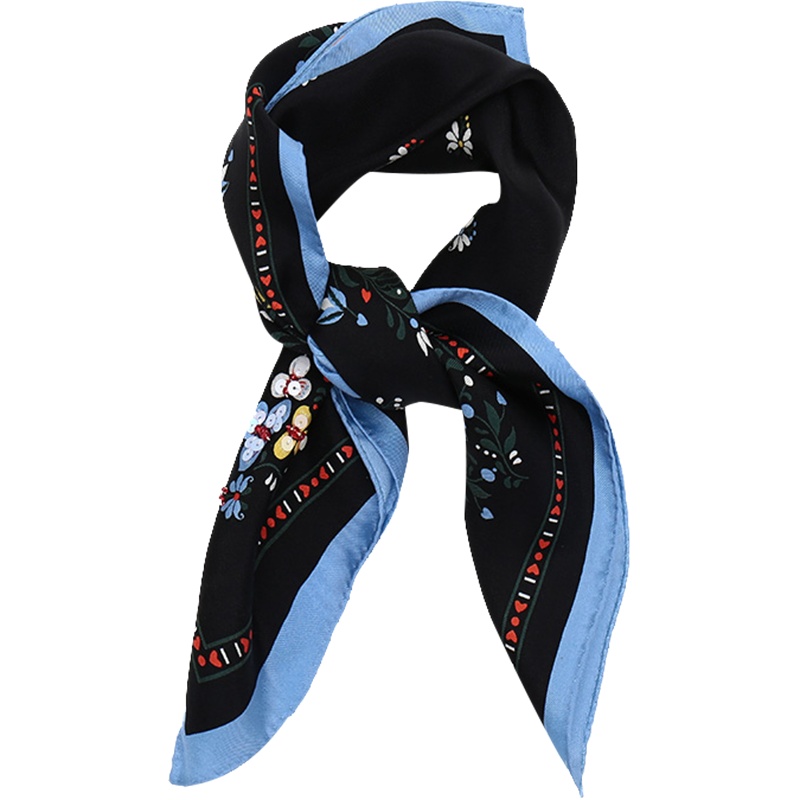 TORY BURCH 托里·伯奇 奢侈品 女士桑蚕丝丝巾方巾 64169