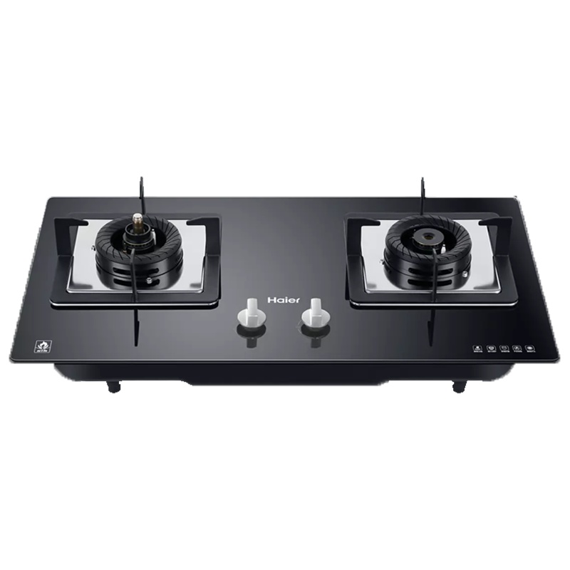 海尔4.5kW台嵌两用钢化玻璃燃气灶 防干烧JZT-QHA7BE9(12T)