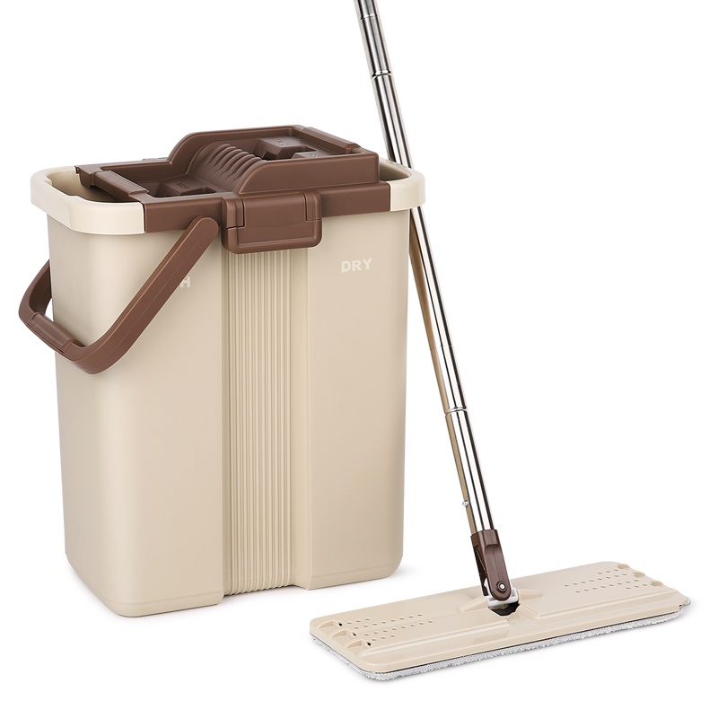 美丽雅 二代洗刷刷平板拖把 PP、纤维 国产 替代旋转拖把及拖把头